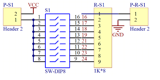 SAB編碼開關(guān)工作電路原理圖